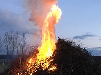 Osterfeuer in Gruhno 2015