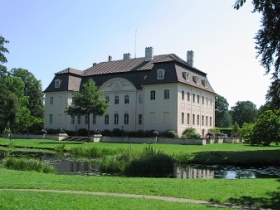 Abendseite Schloß Branitz Foto: M. Schulz, 2007 Stiftung Fürst-Pückler-Museum Park und Schloß Branitz