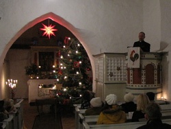 Weihnachtspredigt in Gruhno 2013